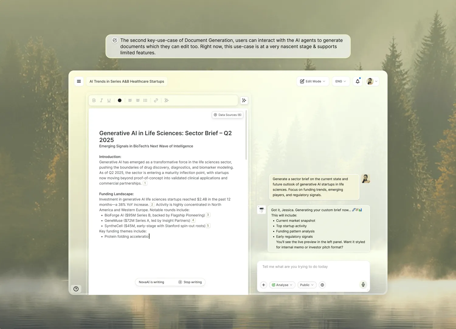 GenAI Knowledge Mining Tool for VC & PE Firms